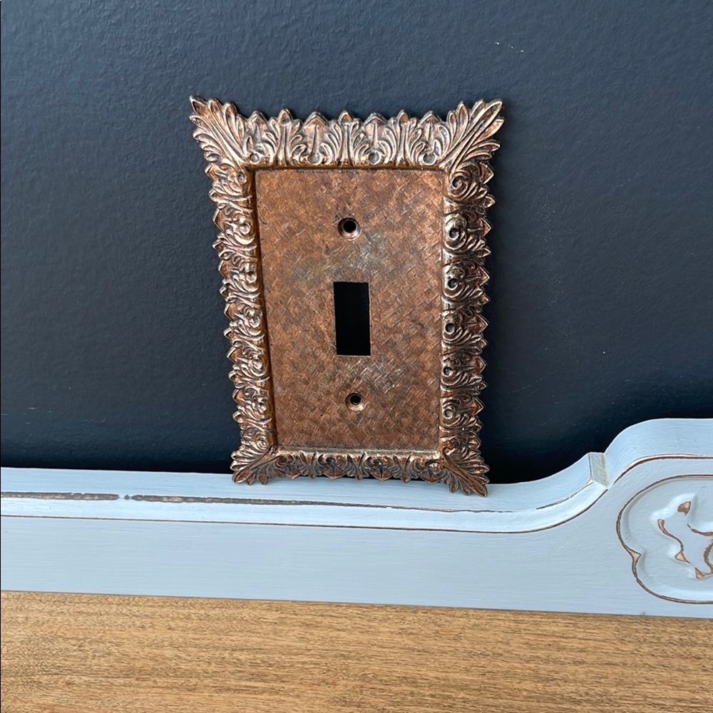 Vintage Copper Switch Plate Cover